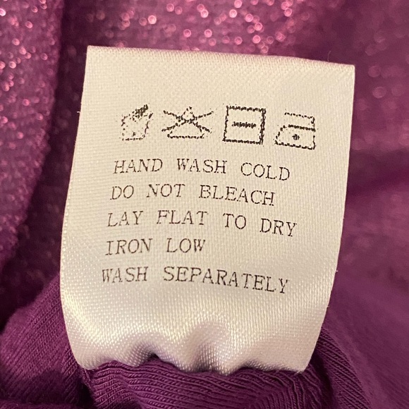 superdown. Revolve. Bianca Racer Back Top. Size Large. Purple. Sparkle. 💜✨ NWT - Picture 14 of 15